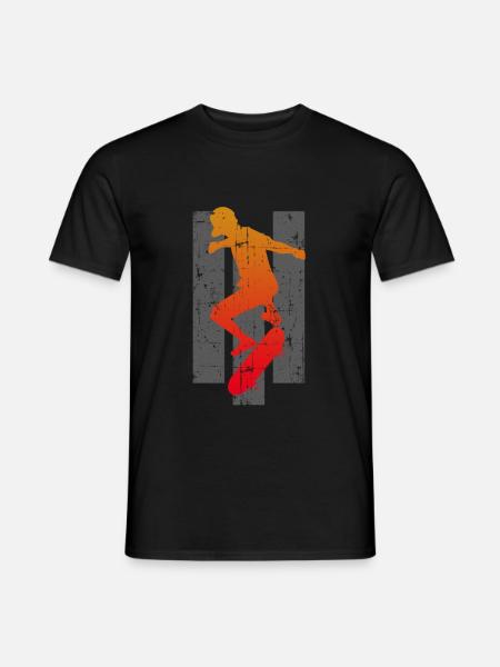 Skater skateboard - Men's T-Shirt - black