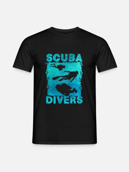 diving - Men's T-Shirt - black
