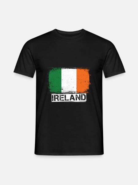 Irlande - T-shirt homme - noir