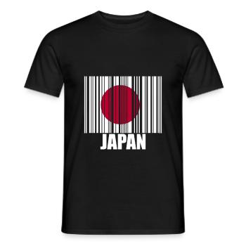 Japon - T-shirt homme - noir - Devant - AI Model Male 178 light (178cm)