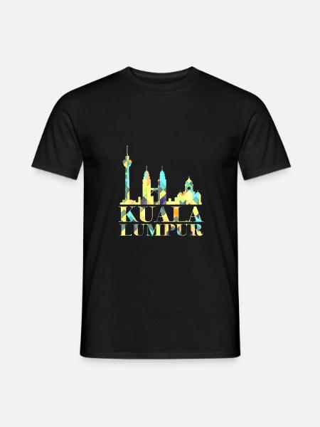 Kuala Lumpur Malaysia Geschenk - Männer T-Shirt - Schwarz