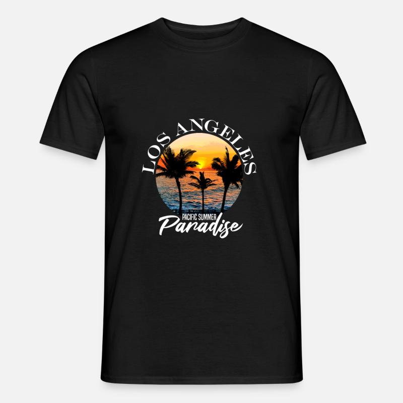 Los Angeles - Männer T-Shirt - Schwarz