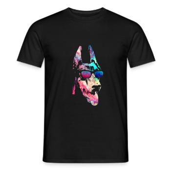Dobermann - Männer T-Shirt - Schwarz - Vorne - AI Model Male 178 light (178cm)