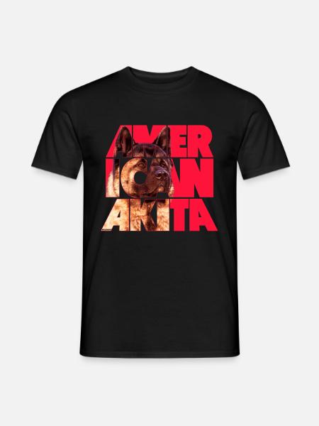American Akita II - Men's T-Shirt - black