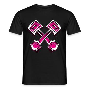 Voiture - Mécanicien automobile - Sport automobile - T-shirt homme - noir - Devant - AI Model Male 178 light (178cm)