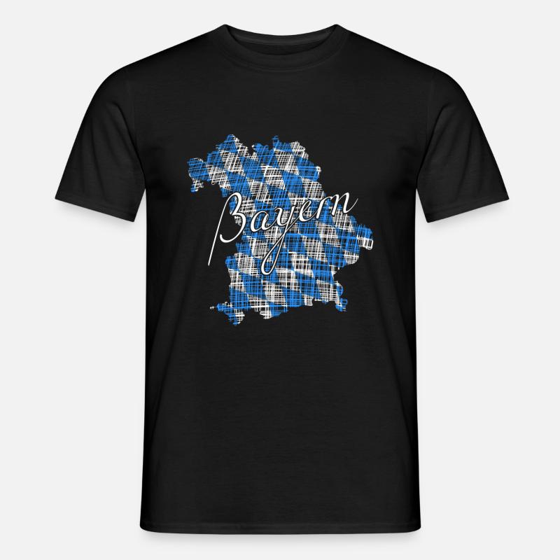 Bayern - Männer T-Shirt - Schwarz
