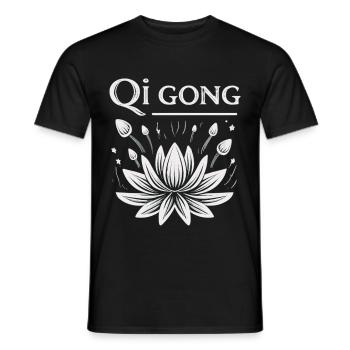 Meditation - Männer T-Shirt - Schwarz - Vorne - AI Model Male 178 light (178cm)