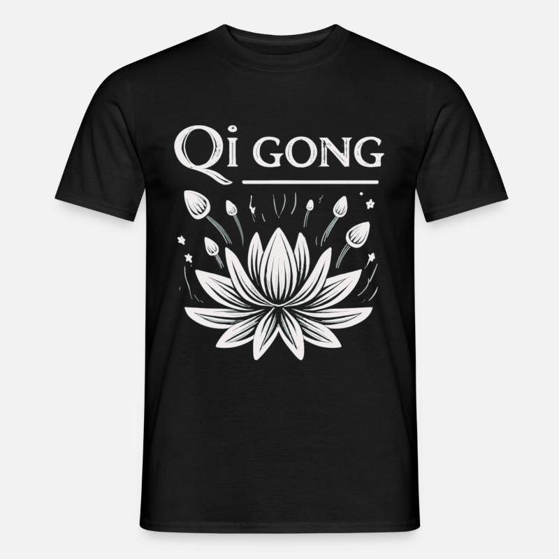 Meditation - Männer T-Shirt - Schwarz