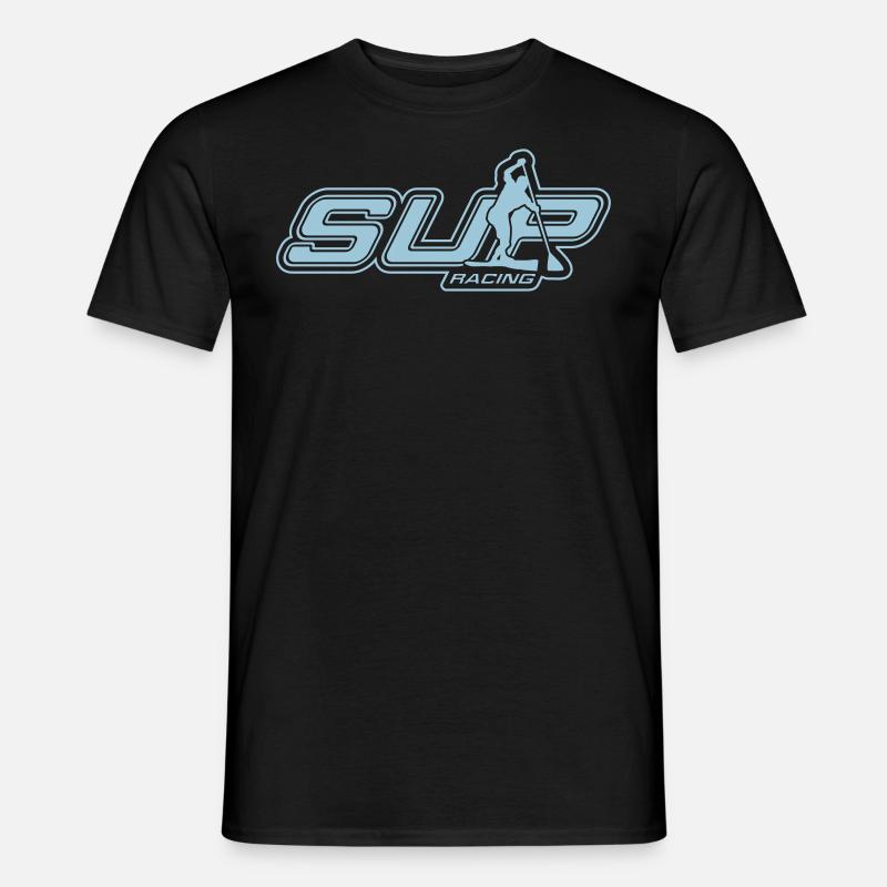 sup noir de contour de course - T-shirt homme - noir