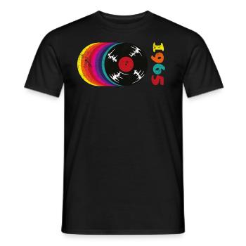Millésime 1965 - T-shirt homme - noir - Devant - AI Model Male 178 light (178cm)