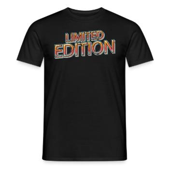 Limited Edition - Männer T-Shirt - Schwarz - Vorne - AI Model Male 178 light (178cm)