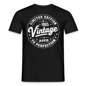 Légende depuis 1965 Génial depuis 1965 Retro 1965 - T-shirt homme - noir - Devant - AI Model Male 178 light (178cm)
