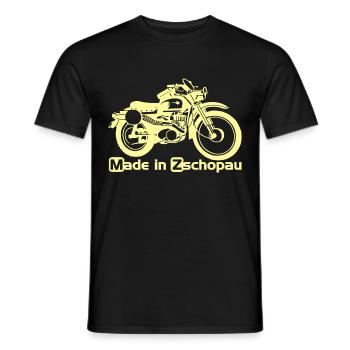 MZ ETS250 GS - Männer T-Shirt - Schwarz - Vorne - AI Model Male 178 light (178cm)