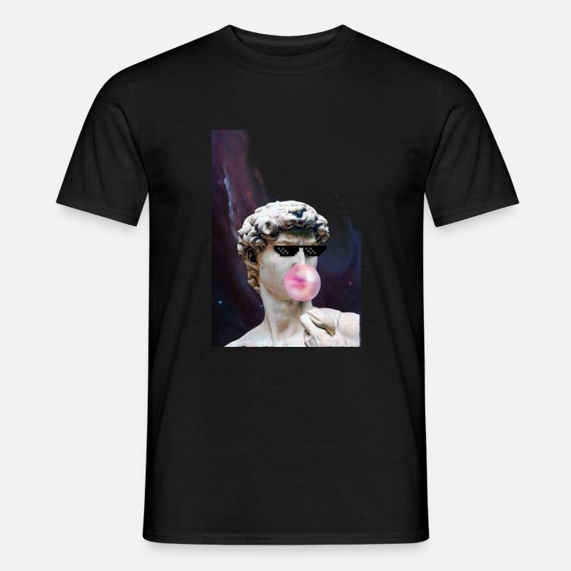 David cool - Männer T-Shirt - Schwarz