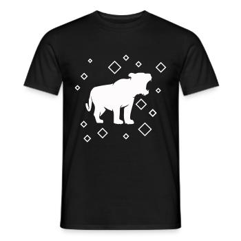 Tiger - Africa Wilderness Safari Conservation - T-shirt homme - noir - Devant - AI Model Male 178 light (178cm)