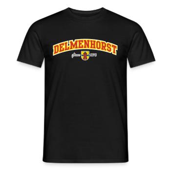 Delmenhorst - Männer T-Shirt - Schwarz - Vorne - AI Model Male 178 light (178cm)