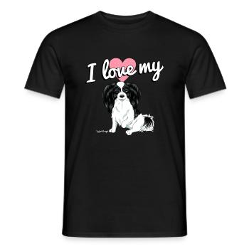 phalelove2 - Men's T-Shirt - black - Front - AI Model Male 178 light (178cm)