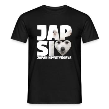 Spitz Japonais NASSU I - T-shirt homme - noir - Devant - AI Model Male 178 light (178cm)