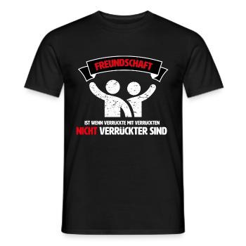 Bester Freund, Best Friends, Freunde Freundschaft - Männer T-Shirt - Schwarz - Vorne - AI Model Male 178 light (178cm)