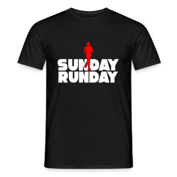 Ultramarathon Marathon Cadeaux Dimanche Dimanche - T-shirt homme - noir - Devant - AI Model Male 178 light (178cm)