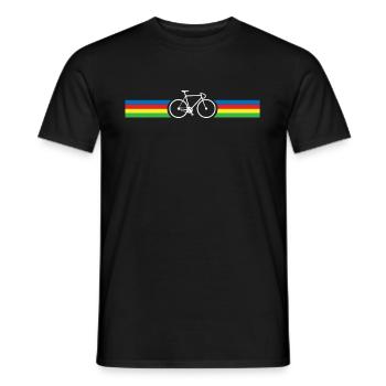Fahrrad Geschenk Radfahren fahren Geburtstag Rad - Männer T-Shirt - Schwarz - Vorne - AI Model Male 178 light (178cm)