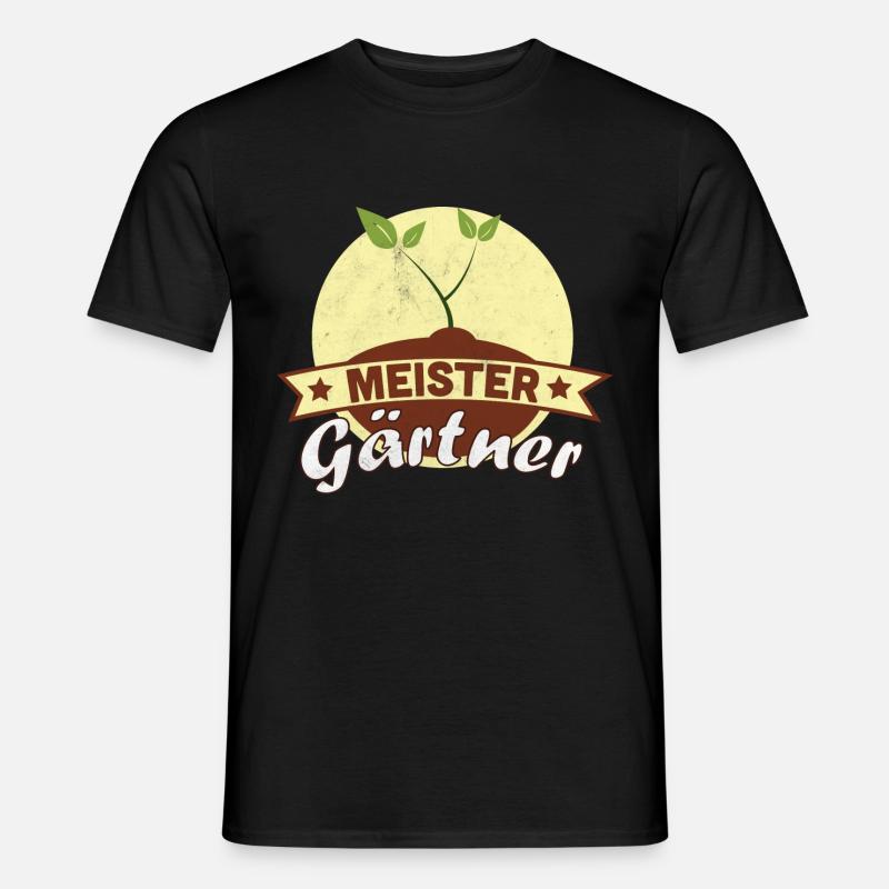 Gärtner Garten Geschenk Gartenarbeit Gartenarbeit - Männer T-Shirt - Schwarz