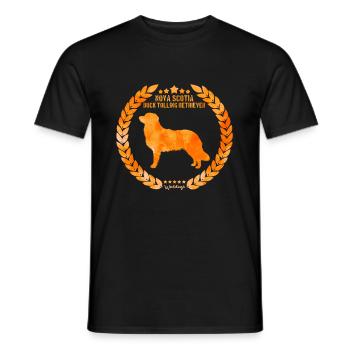 Toller Nova Scotia Army Orange - T-shirt homme - noir - Devant - AI Model Male 178 light (178cm)