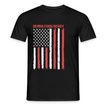 Demolition of the derby - Men's T-Shirt - black - Front - AI Model Male 178 light (178cm)