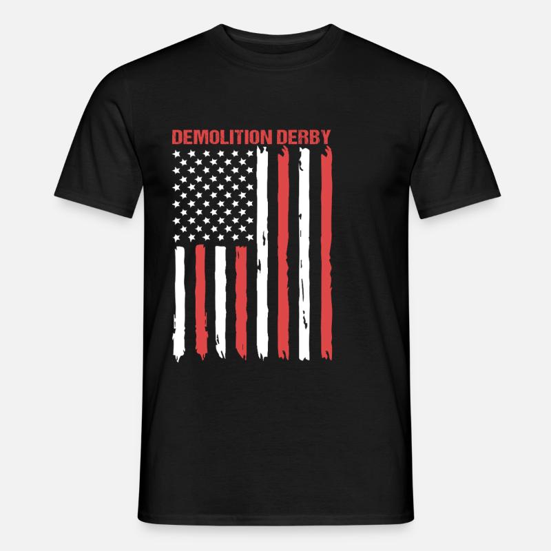 Abriss Derby - Männer T-Shirt - Schwarz