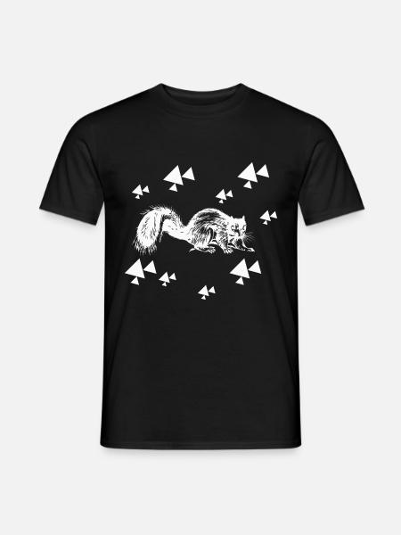 Squirrel - rodent - Men's T-Shirt - black