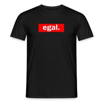 Ach, ist mir egal - Egal ist 88 - Ist doch egal - Männer T-Shirt - Schwarz - Vorne - AI Model Male 178 light (178cm)