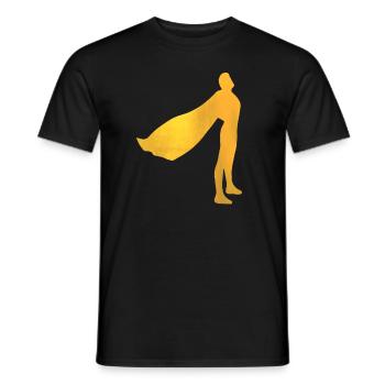Superdad Superpapa Superheld Bester Vater Papa - Männer T-Shirt - Schwarz - Vorne - AI Model Male 178 light (178cm)