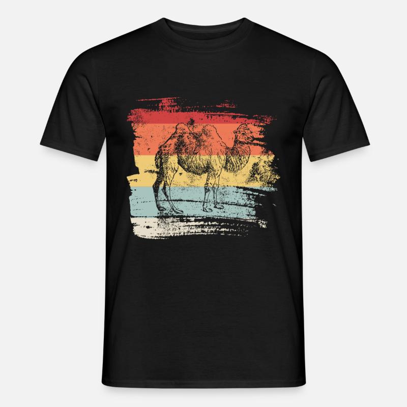 Kamel - Männer T-Shirt - Schwarz