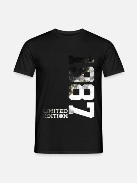 39TH BIRTHDAY LIMITED EDITION 1987 - Men's T-Shirt - black
