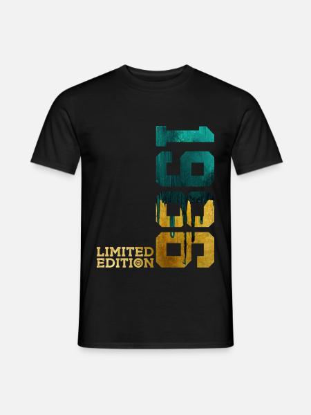 40. GEBURTSTAG LIMITED EDITION 1986 - Männer T-Shirt - Schwarz