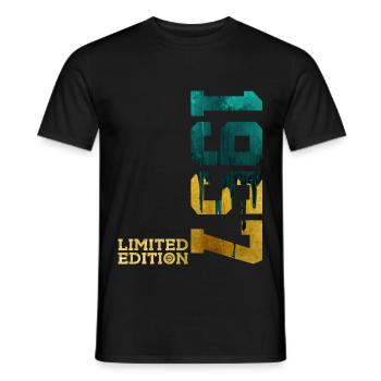 69E ANNIVERSAIRE ÉDITION LIMITÉE 1957 - T-shirt homme - noir - Devant - AI Model Male 178 light (178cm)