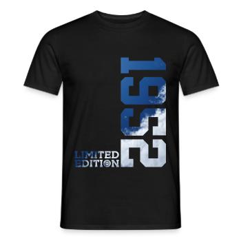 LIMITED EDITION 1952 74TH BIRTHDAY - Men's T-Shirt - black - Front - AI Model Male 178 light (178cm)