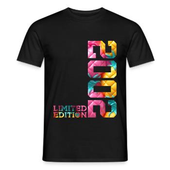 24E ANNIVERSAIRE ÉDITION LIMITÉE 2002 - T-shirt homme - noir - Devant - AI Model Male 178 light (178cm)