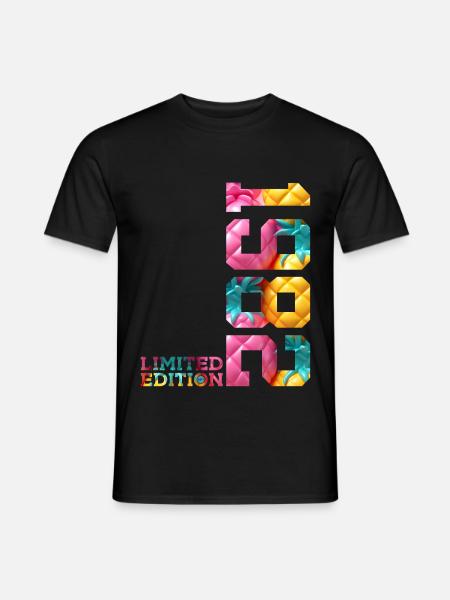 44. GEBURTSTAG LIMITED EDITION 1982 - Männer T-Shirt - Schwarz