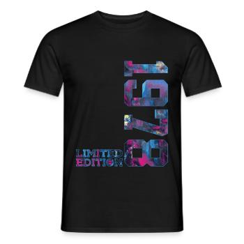 48TH BIRTHDAY 48 YEARS LIMITED EDITION 1978 - Men's T-Shirt - black - Front - AI Model Male 178 light (178cm)