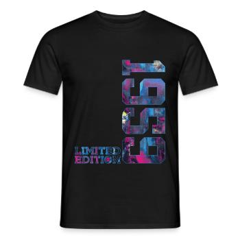 67TH BIRTHDAY 67 YEARS LIMITED EDITION 1959 - Men's T-Shirt - black - Front - AI Model Male 178 light (178cm)