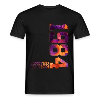 LIMITED EDITION 1984 42 YEARS 42ND BIRTHDAY - Men's T-Shirt - black - Front - AI Model Male 178 light (178cm)
