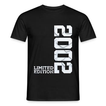 24E ANNIVERSAIRE ÉDITION LIMITÉE 2002 - T-shirt homme - noir - Devant - AI Model Male 178 light (178cm)