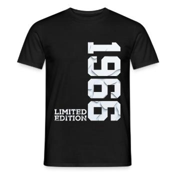 60E ANNIVERSAIRE ÉDITION LIMITÉE 1966 - T-shirt homme - noir - Devant - AI Model Male 178 light (178cm)