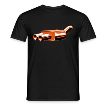 Exhale! - Männer T-Shirt - Schwarz - Vorne - AI Model Male 178 light (178cm)