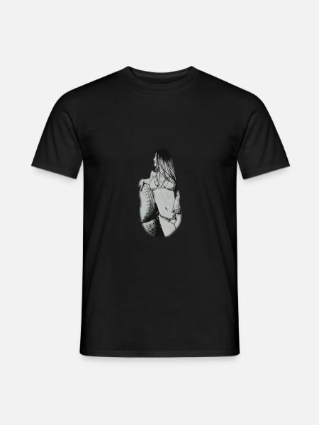 Sexy Frau - Männer T-Shirt - Schwarz