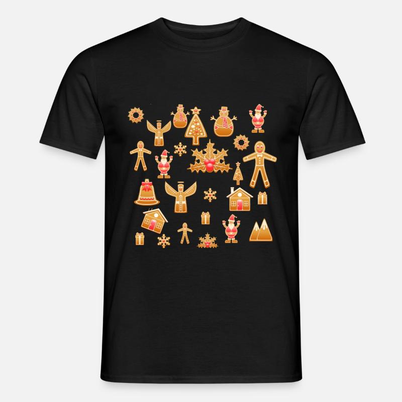 gingerbread - Men's T-Shirt - black