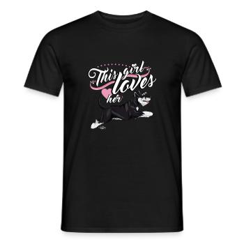 kappanagirl - T-shirt homme - noir - Devant - AI Model Male 178 light (178cm)