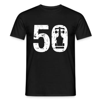 50 Formula Racing Motorsport - Männer T-Shirt - Schwarz - Vorne - AI Model Male 178 light (178cm)