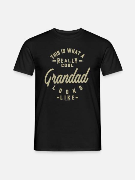 Really Cool Grandad - Men's T-Shirt - black
